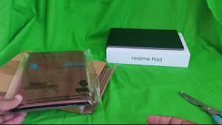 Pro Elite Realme pad Tablet Flip Cover unboxing and review [upl. by Pendergast]