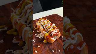 Veg Hot Dog ASMR Cooking 🤤 shorts food hotdog viralshorts asmrsounds asmrvideo [upl. by Elleiad]