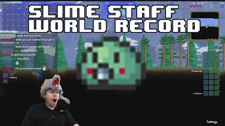 Terraria Speedrun Slime Staff WR 1m 49s [upl. by Madian294]