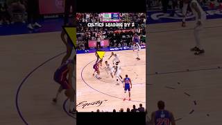 PART 1  Bouncy Tatum ☄️ Celtics vs Pistons Ending nba shorts [upl. by Rezeile830]