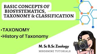 2 Taxonomy amp History of Taxonomy MSc BSc Zoology botany notes CSIR NET Life sci Biosystematics [upl. by Aruasor]