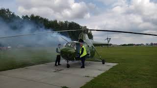 Engine start and take off of the MI1m helicopter [upl. by Funda]