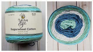 Hobby Lobby Yarn Bee Sugarwheel Cotton Review [upl. by Hgielhsa]