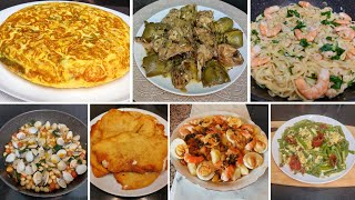 MENÚ SEMANAL COMPLETO Comidas Fáciles y Deliciosas para Toda la SEMANA 😋 [upl. by Eldon]