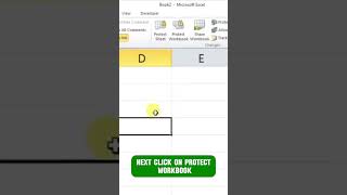 Lock Your Excel Workbook ➡️ Easy Protection Tip 🔒 Excel 2024 [upl. by Warrick]