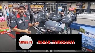 YAMAHA PORTABLE OUTBOARDS 101  YOUR NEW ENGINE OPERATION WALKTHROUGH VIDEO [upl. by Ennaisoj]