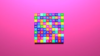 Learn Numbers 1100 With Rainbow Building Blocks MAGIC [upl. by Ayekat]