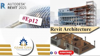 Revit Architecture 2021 Ep12 Comment appliquer des matériaux aux murs et aux autres éléments [upl. by Euqinomahs]