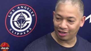 Ty Lue Clippers Training Camp Day 1 Kawhi Update Jeff Van Gundy Role Jerry West Passing HoopJab [upl. by Eliathan]