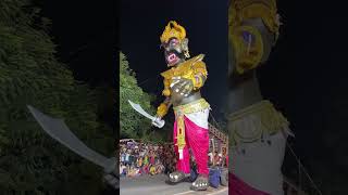 गोवा में राक्षस नरकासुर का विनाश😯😳 narkasur krishna shortfeed diwalispecial festival viral [upl. by Florri947]