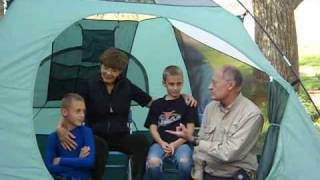 Eureka Tetragon 9 Family Dome Tent Pitch Ten Minute Tent [upl. by Onairelav]