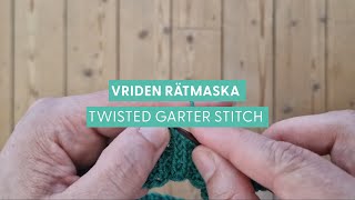 Sommarkoftan 2024  Vriden rätmaska Twisted Garter Stitch [upl. by Butch]