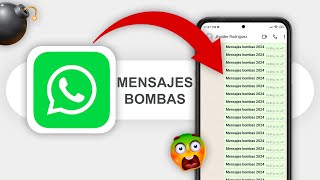 Como Mandar MENSAJES BOMBA en WhatsApp 2024 Fácil y Rápido 🤫 [upl. by Ainavi]