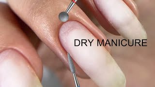 Dry Manicure con punte fresa Tutorial  RIMOZIONE CUTICOLE CON PUNTA FRESA [upl. by Eiruam583]