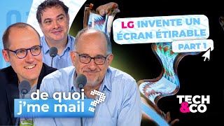 LG invente un impressionnant écran étirable [upl. by Lonier902]