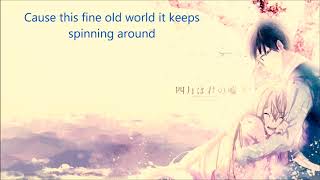 Nightcore  Thats life lyrics [upl. by Ahsikan]