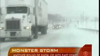 Second Snow Storm Sweeps Northeast [upl. by Atnima]