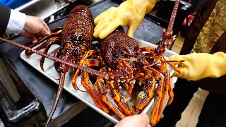 American Food  The BEST GIANT LOBSTER DISHES Seafood NYC [upl. by Yedok]