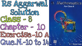 Profit and Loss  Class 8 Exercise 10A Question 10 to 14  Rs Aggarwal  Md Sir [upl. by Ahsina]