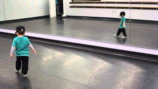 2 Year Old Hitting Hip Hop Choreography [upl. by Oneida11]