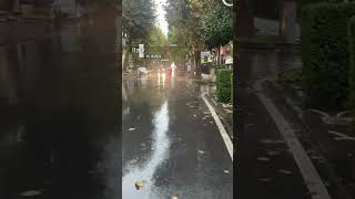 In Liguria Italy persistent rain occurred causing severe flooding shorts [upl. by Htebilil]