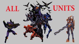 Evangelion All Eva Units Overview TOP [upl. by Hulda]