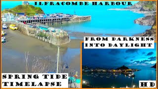 Ilfracombe Harbour 10 Hours in 4 Minutes Spring Tide Timelapse [upl. by Aguayo]