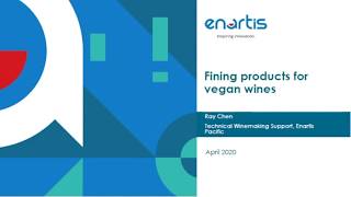 Fining products for vegan wines  Part 1 [upl. by Ecyarg]