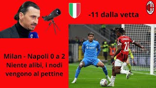 Disfatta Napoli Milan😱😱Tutti gli errori dei nostri dirigenti🤡🤡Serve un dirigente capace🔴⚫ [upl. by Cassaundra]