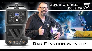 STAHLWERK ACDC WIG 200 Puls Pro  das multifunktionale WIGSchweißgerät  wichtigsten Funktionen [upl. by Anitnegra]