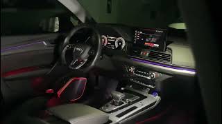 Audi Q5 20182024 LED Ambient Light Cover [upl. by Brigg285]