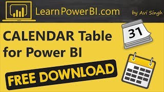 Power BI The Ultimate Calendar Table Free Download [upl. by Kristine]