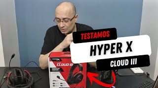 Testamos o Hyper X Cloud III [upl. by Nylasej970]