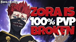 ZORA IS BROKEN amp TAKING DOWN BLACK ASTA amp MERELEONA IN PVP REFLECT TRAP IS OP  Black Clover Mobile [upl. by Wallas]