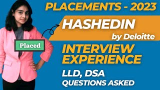 HashedIn by Deloitte Interview Experience for Freshers  HashedIn Placement Interview Experience [upl. by Jordanson]