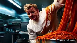 Gordon Ramsays Kitchen Chaos All AIGenerated [upl. by Egroej]