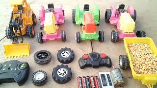 Remote Control Tractor Making in tamil with easy  mini tractor video [upl. by Kcered666]