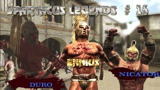 SPARTACUS LEGENDS EPISODE 16  Ennius enters the Pits [upl. by Asyral]