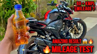 TVS Apache RTR 200 4v bs6 2022 Mileage Test  urban mode  amazing result🔥🔥 [upl. by Osterhus]