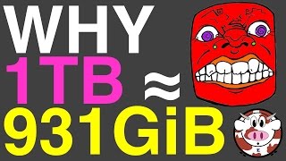 Kilobytes Kibibytes and Why 1 TB ≈ 931 GiB [upl. by Derrej]