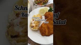 Schnitzel Kartoffelauflauf  Salat [upl. by Maye986]