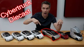 Tesla Cybertruck Diecast Unboxing Very Different from the Real Thing [upl. by Isola]