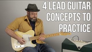 4 Lead Guitar 4 Techniques to MASTER [upl. by Elicec113]