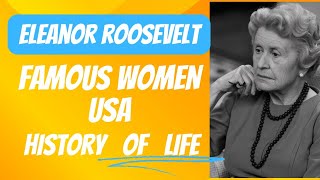 Eleanor Roosevelt was a remarkable figure american historyknown for her work human rights [upl. by Eenar]