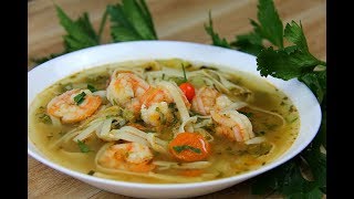 Amazing Shrimp Broff shrimp soup TastyTuesdays  CaribbeanPotcom [upl. by Ansev]