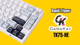 The Gamakay TK75  HE  Best Budget Hall Effect Keyboard [upl. by Barna342]