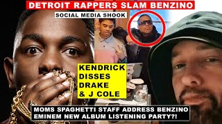 Kendrick DISSES Drake amp J Cole Eminem’s Moms Spaghetti Staff Addresses Benzino Detroit CALLED Out [upl. by Dunham]