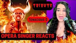 Tenacious D  Tribute  Opera Singer REACTION [upl. by Znerol868]