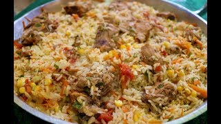 ARROZ COM COSTELINHA DE PORCO DELICIOSO E SUPER FÁCIL [upl. by Refotsirk596]