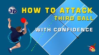 How to attack third Ball with confidence  Table Tennis [upl. by Alta685]